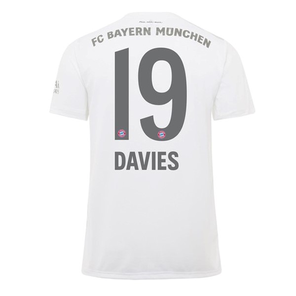 Camiseta Bayern Munich NO.19 Davies 2ª Kit 2019 2020 Blanco